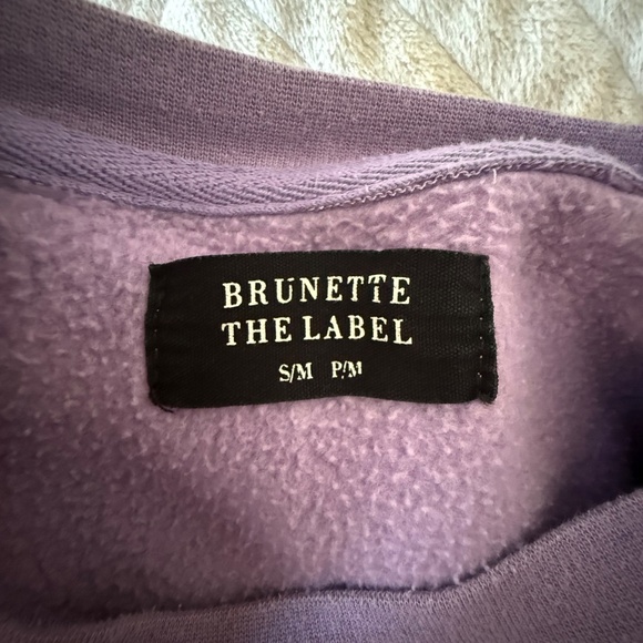 Brunette The Label | Classic Crewneck | Lilac | Size S/M - Picture 6 of 6